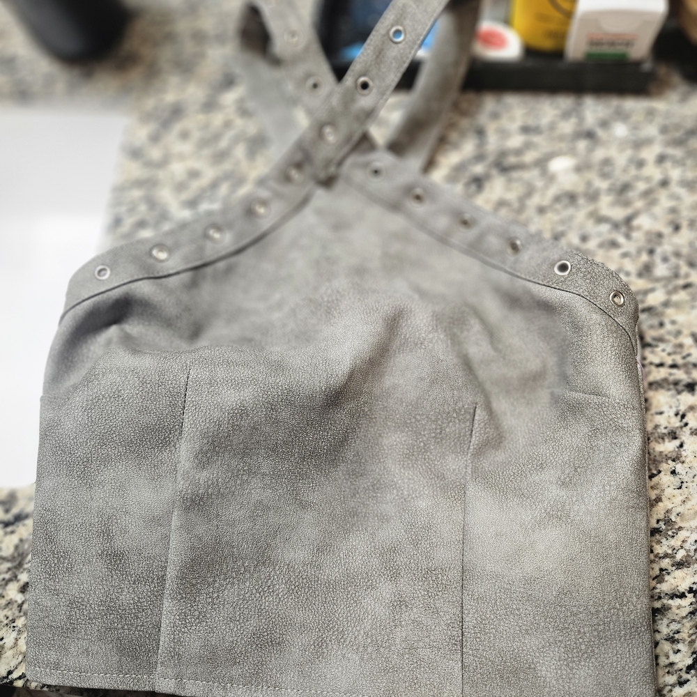 PrettyLittleThing Gray Studded Halter Top